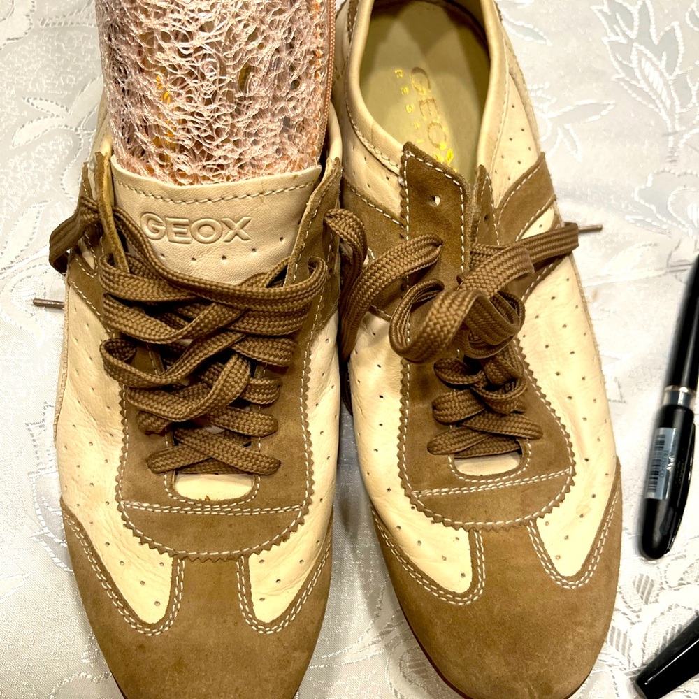 Geox Respira Suede Sneakers Men Size 9.5